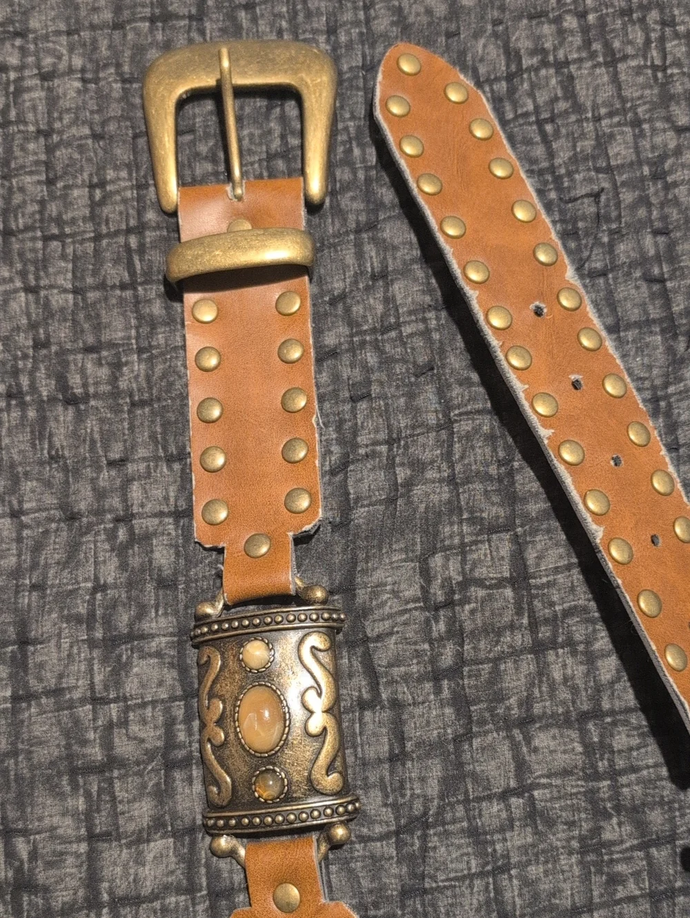 South Western Chic Cowgirl Yellowstone Jewel Belt Statement Belt SZ: 10/…